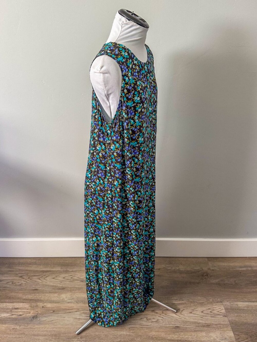 Vintage 90's Maxi Floral Dress - Picture 5 of 9